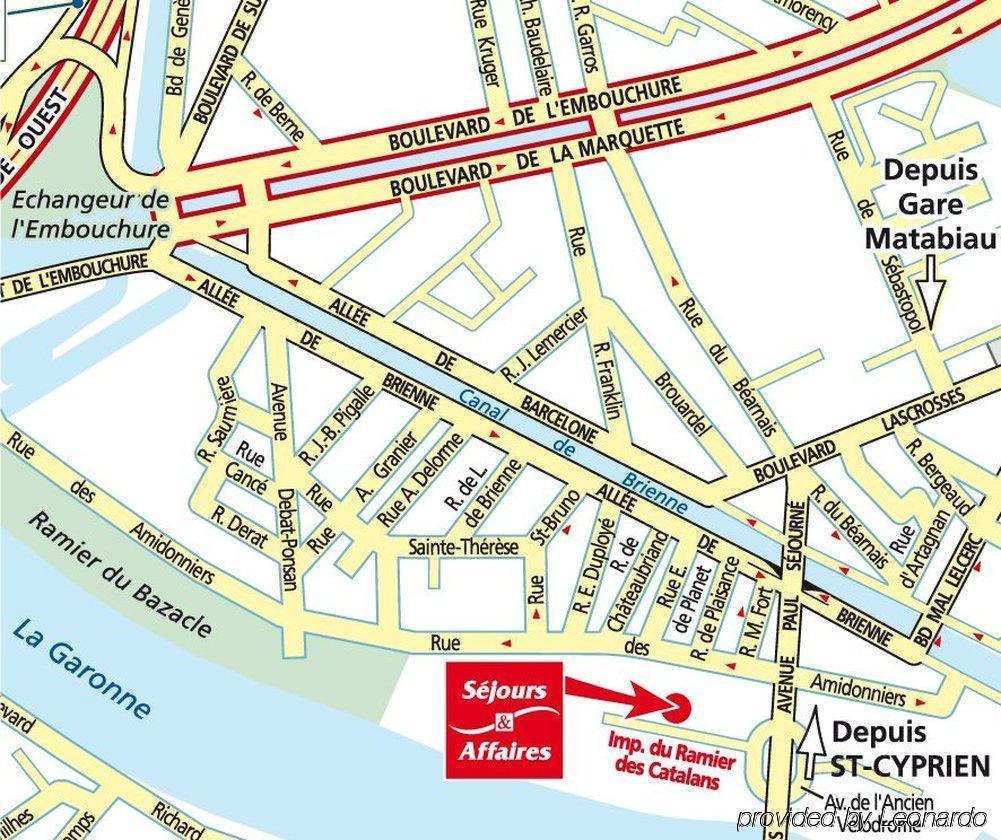 Sejours & Affaires Toulouse De Brienne Aparthotel Exteriör bild